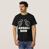 Man afval t-shirt (Voorkant volledig)
