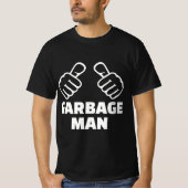 Man afval t-shirt (Voorkant)