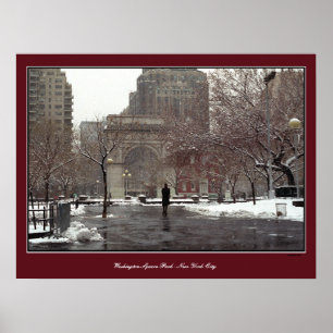 Man alleen, New York City Poster Print