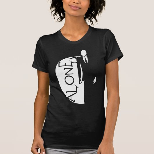 man alleen shirt (Voorkant)