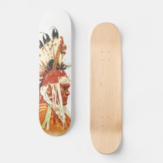 Man and Chief Persoonlijk Skateboard (Voorkant)
