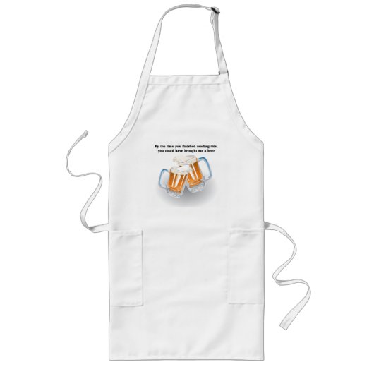 Man Apron Lang Schort (Voorkant)