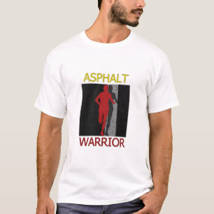 Man Asphalt Warrior Runner T-shirt