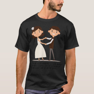 Man Auto Koppel Bruidsentour Trouwcadeau T-shirt