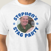 Man Bachelor Party Foto T-shirt