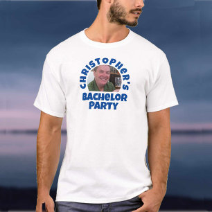Man Bachelor Party Foto T-shirt