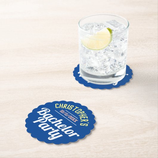 Man Bachelor Party Kartonnen Onderzetters (Insitu)