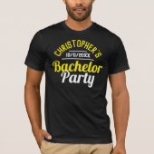 Man Bachelor Party T-Shirt (Voorkant)
