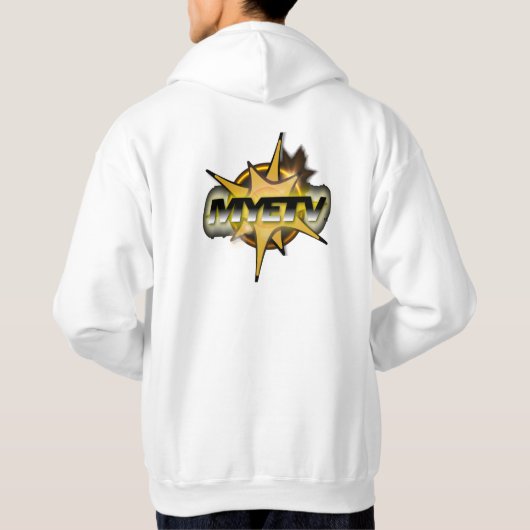 Man Basic Hooded Sweatshirt of MYETV (Achterkant)