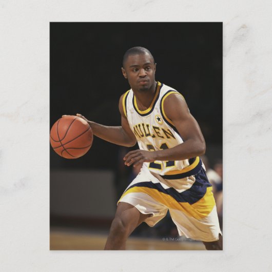 Man basketbal 2 briefkaart (Voorkant)