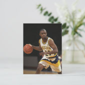 Man basketbal 2 briefkaart (Staand voorkant)