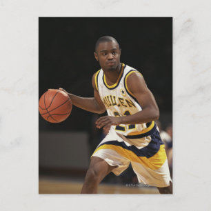 Man basketbal 2 briefkaart