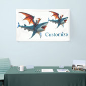 Man-Bat Riding Scary Shark Thunder_Cove Spandoek (Beurs)