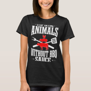 Man bbq liefhebber grillen barbecue chef brisket k t-shirt