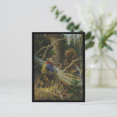 Man Beer Briefkaart (Staand voorkant)