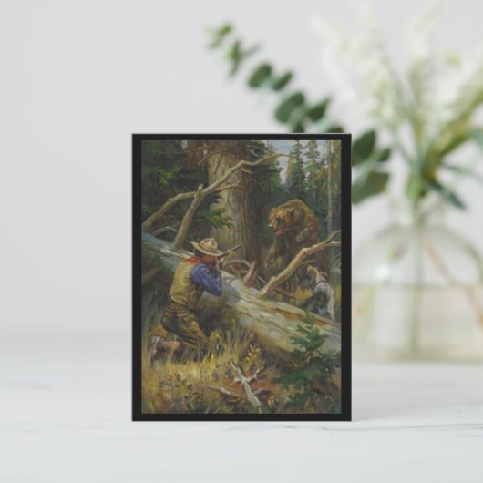  Man Beer Briefkaart (Staand voorkant)