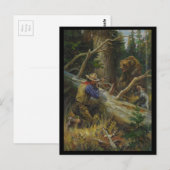 Man Beer Briefkaart (Voorkant / Achterkant)