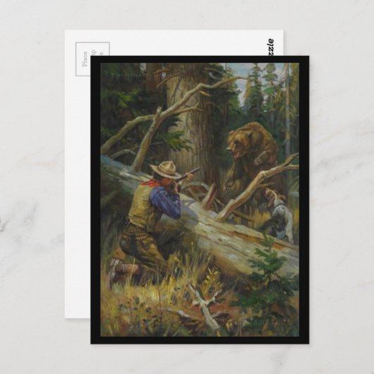 Man Beer Briefkaart (Voorkant / Achterkant)