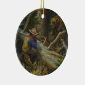  Man Beer Keramisch Ornament (Rechts)