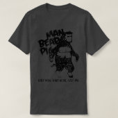 Man Beer Varkens Funny  Dierlijk Mannen T-shirt (Design voorkant)