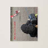 Man ben ik in de problemen! Puzzel Legpuzzel (Verticaal)