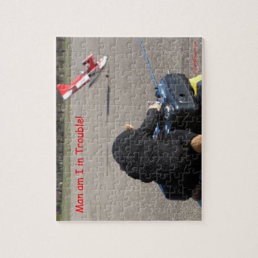 Man ben ik in de problemen! Puzzel Legpuzzel (Verticaal)