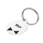 Man Best Friend Best Man Dog Label Huisdierpenning (Zijkant)