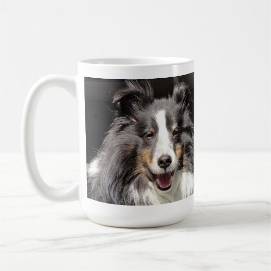 Man Best Friend Sheltie Dog Tea en Koffiemok (Links)