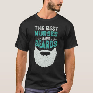 Man Beste Verpleegkundige Hebben Baarden Murse Vad T-shirt