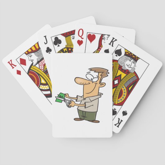 Man Betaalkaarten uitbreiden Pokerkaarten (Achterkant)