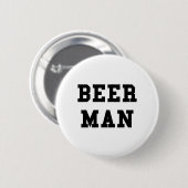 Man bier ronde button 5,7 cm (Voorkant /achterkant)