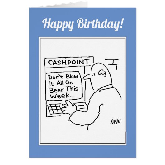 Man bij een geldmachine (Voorkant)