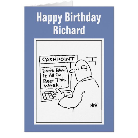 Man bij een geldmachine (Voorkant)