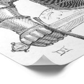 Man-bij-wapens Poster (Hoek)