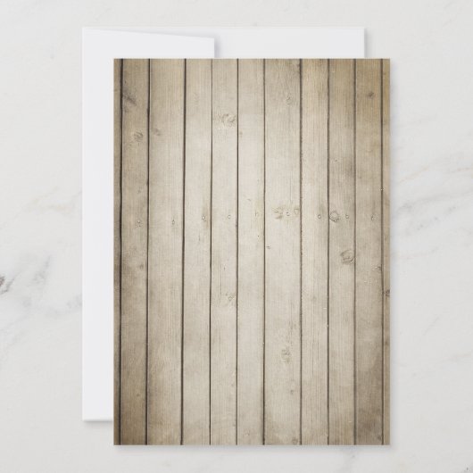 Man Birthday-uitnodiging Chalkboard Rustic Adult Kaart (Achterkant)