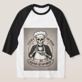 Man Blach en wight Tshart T-shirt (Laagn)