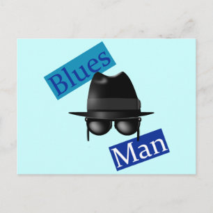 Man Blues Briefkaart