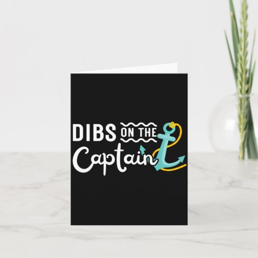 Man boot eigenaar dibs op de kapitein kaart (Voorkant)
