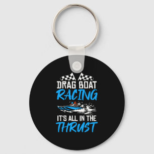 Man boot rijder drag boot race boot coureur bestuu sleutelhanger