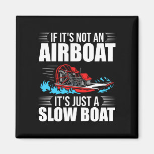 Man boot ruiter airboot varen boot magneet