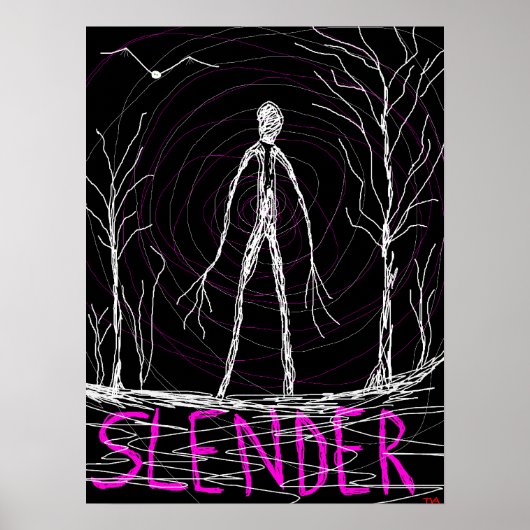 man bossen poster (Voorkant)