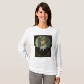 Man botst hand van wolk t-shirt (Voorkant volledig)