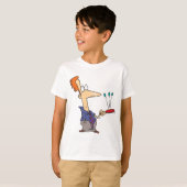 Man Bouncing Balls On A Bat T-shirt (Voorkant volledig)