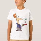 Man Bouncing Balls On A Bat T-shirt (Voorkant)