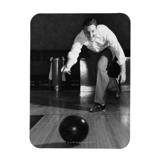 Man Bowling Magneet (Verticaal)