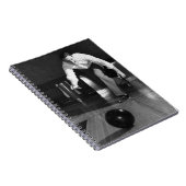 Man Bowling Notitieboek (Rechterzijde)