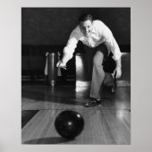 Man Bowling Poster (Voorkant)