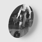 Man Bowling Ronde Klok (Hoek)