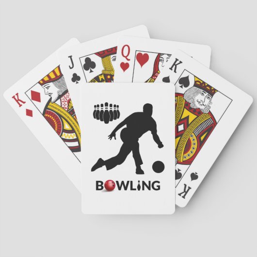 Man Bowling speelkaarten (Achterkant)