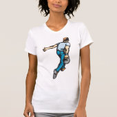 Man Bowling Womens T-Shirt (Voorkant)